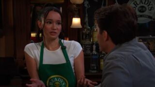 Sophia asks Tate why he's there on Days of Our LiIves during the week of 9-15-25