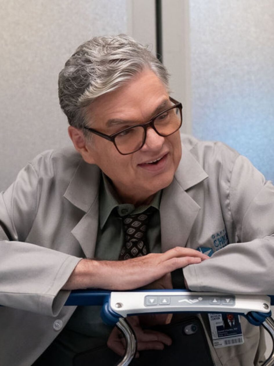 Dr. Charles talks to a patient who has survivor's guilt on Chicago Med Season 11 Episode 1