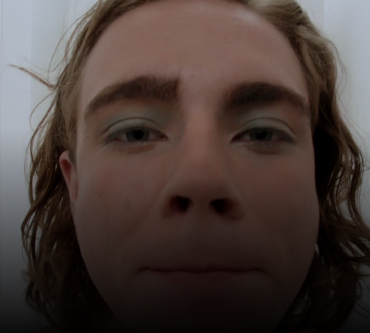 Closeup of a transgender teen on Law & Order: SVU