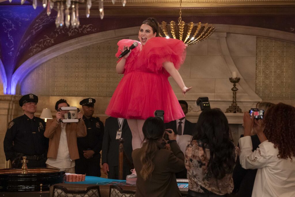 Althea sings and dances on top of a table on Only Murders In The Building Season 5 Episode 10