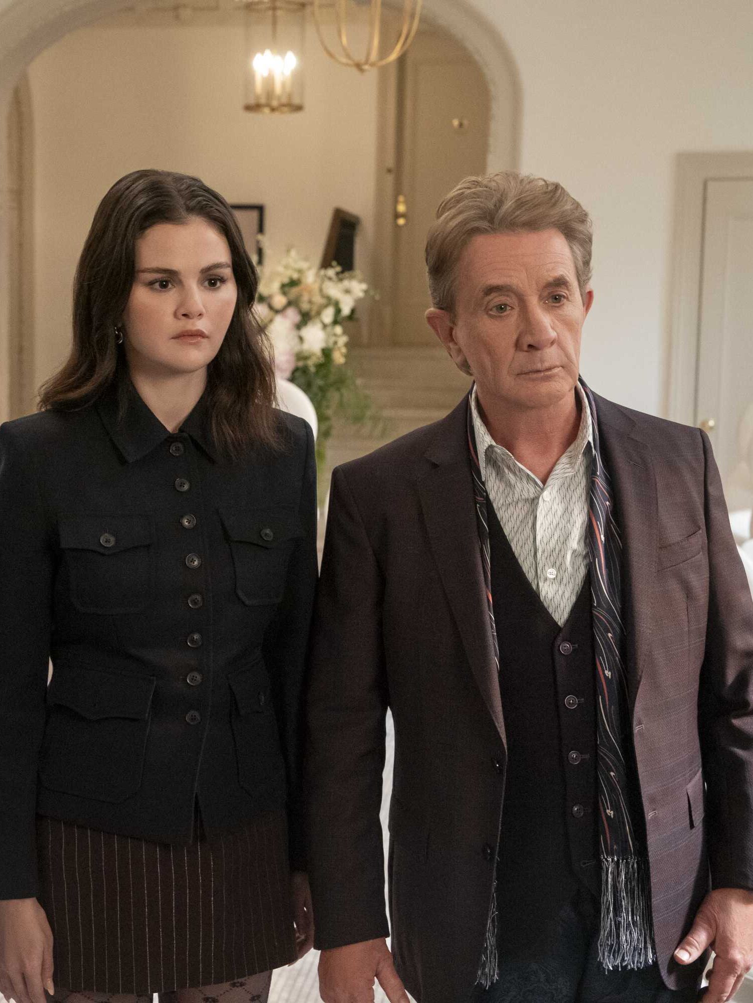 Staring at Sofia who is offscreen on Only Murders In The Building Season 5 Episode 10