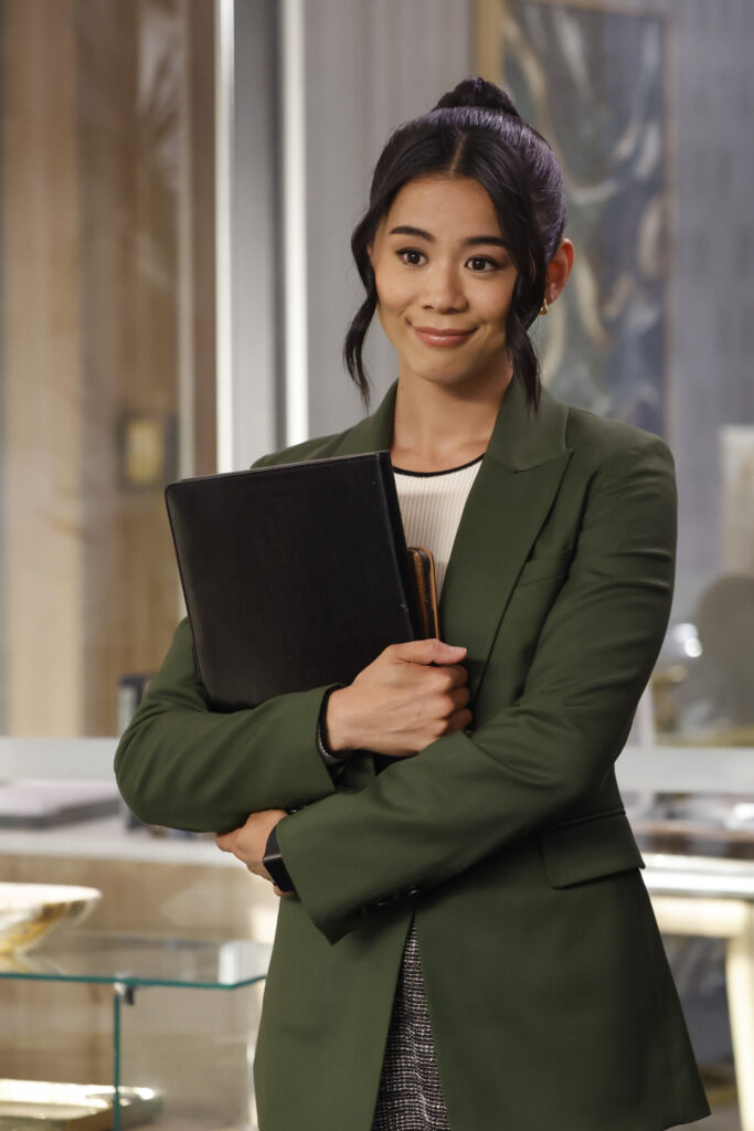 Sarah smiling on Matlock Season 2 Episode 4