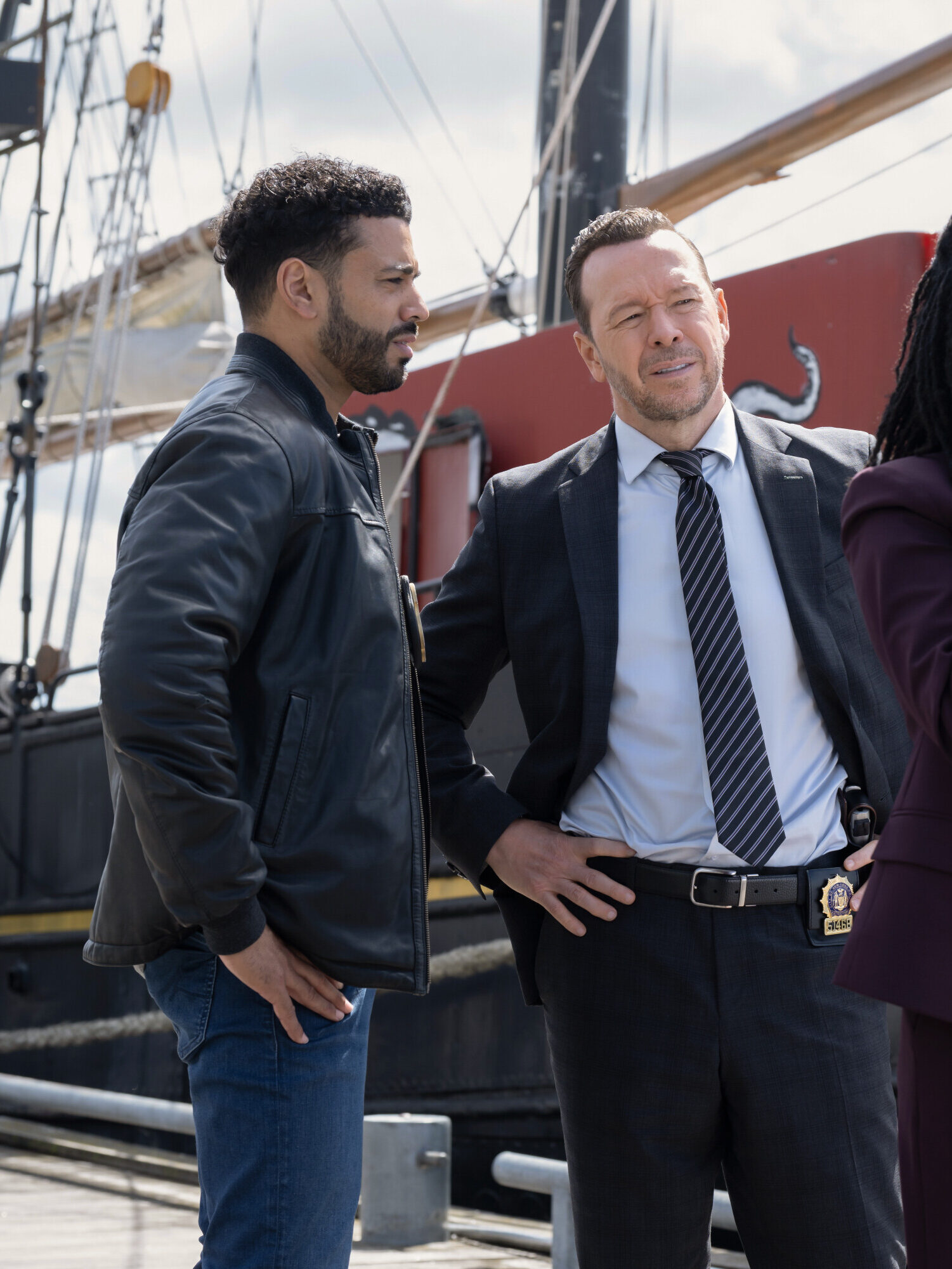 Danny and Ryan fail to get along while Lena is on a call on Boston Blue Season 1 Episode 3