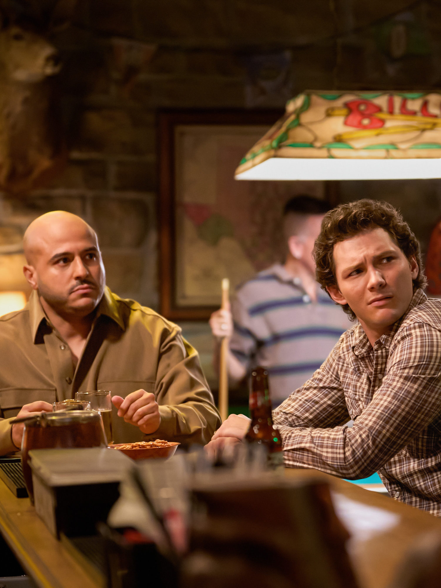Georgie gives a guy at a bar an annoyed look on Georgie & Mandy's First Marriage Season 2 Episode 2