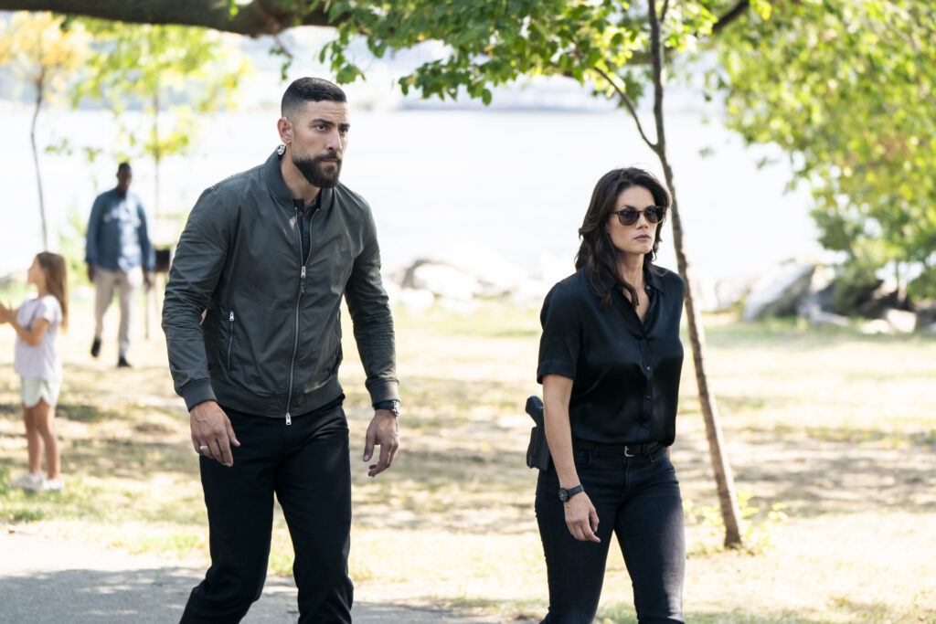 OA And Maggie on federal land on FBI Season 8 Episode 3