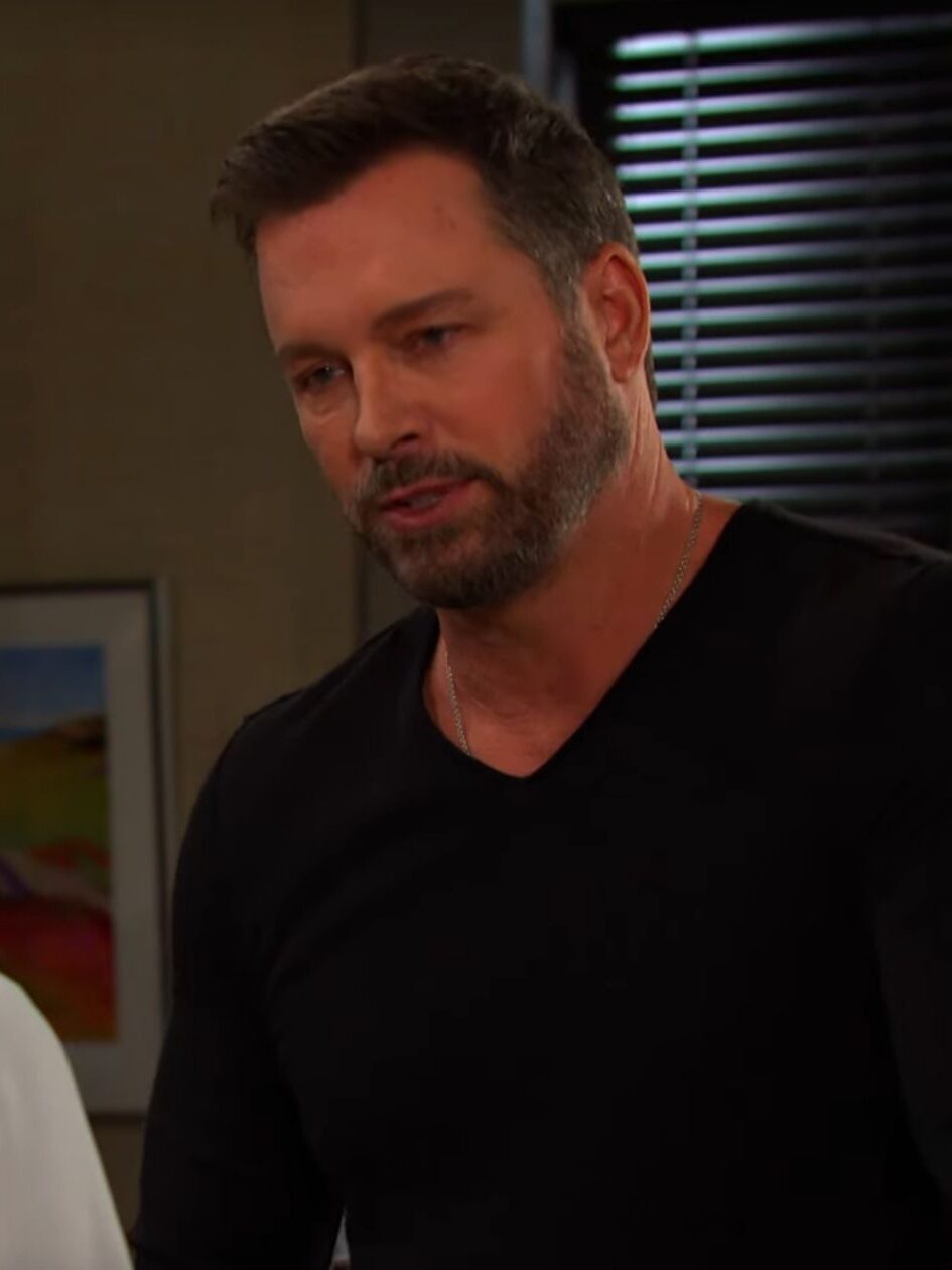 Brady tells Sarah the latest in the baby story on Days of Our Lives during the week of 10-06-25