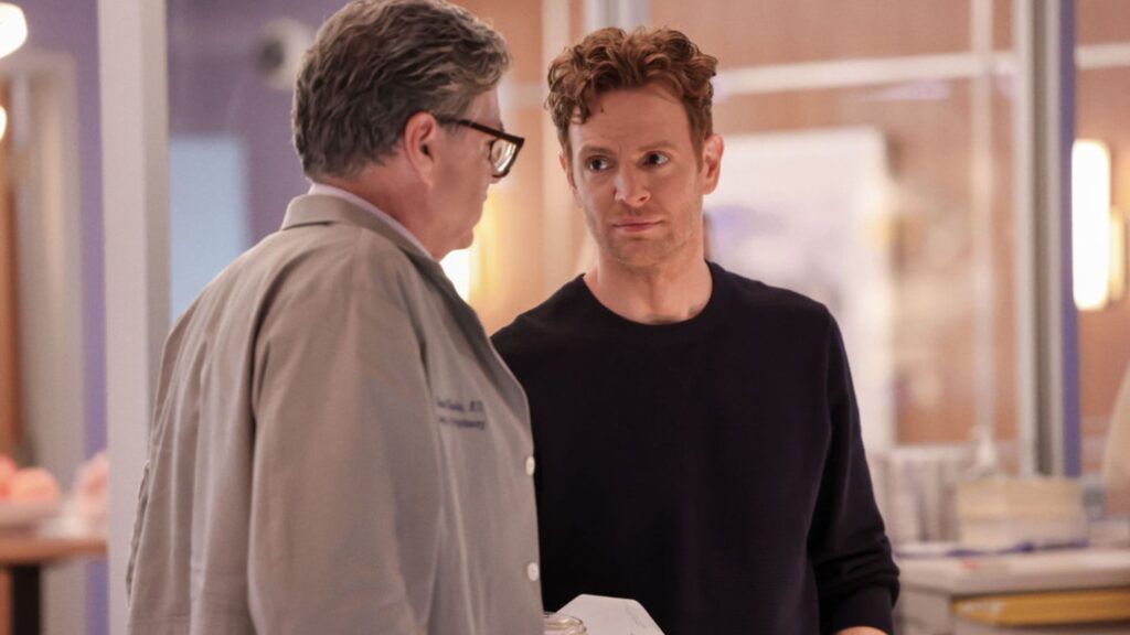 Will catches up with Dr. Charles on Chicago Med Season 11 Episode 2