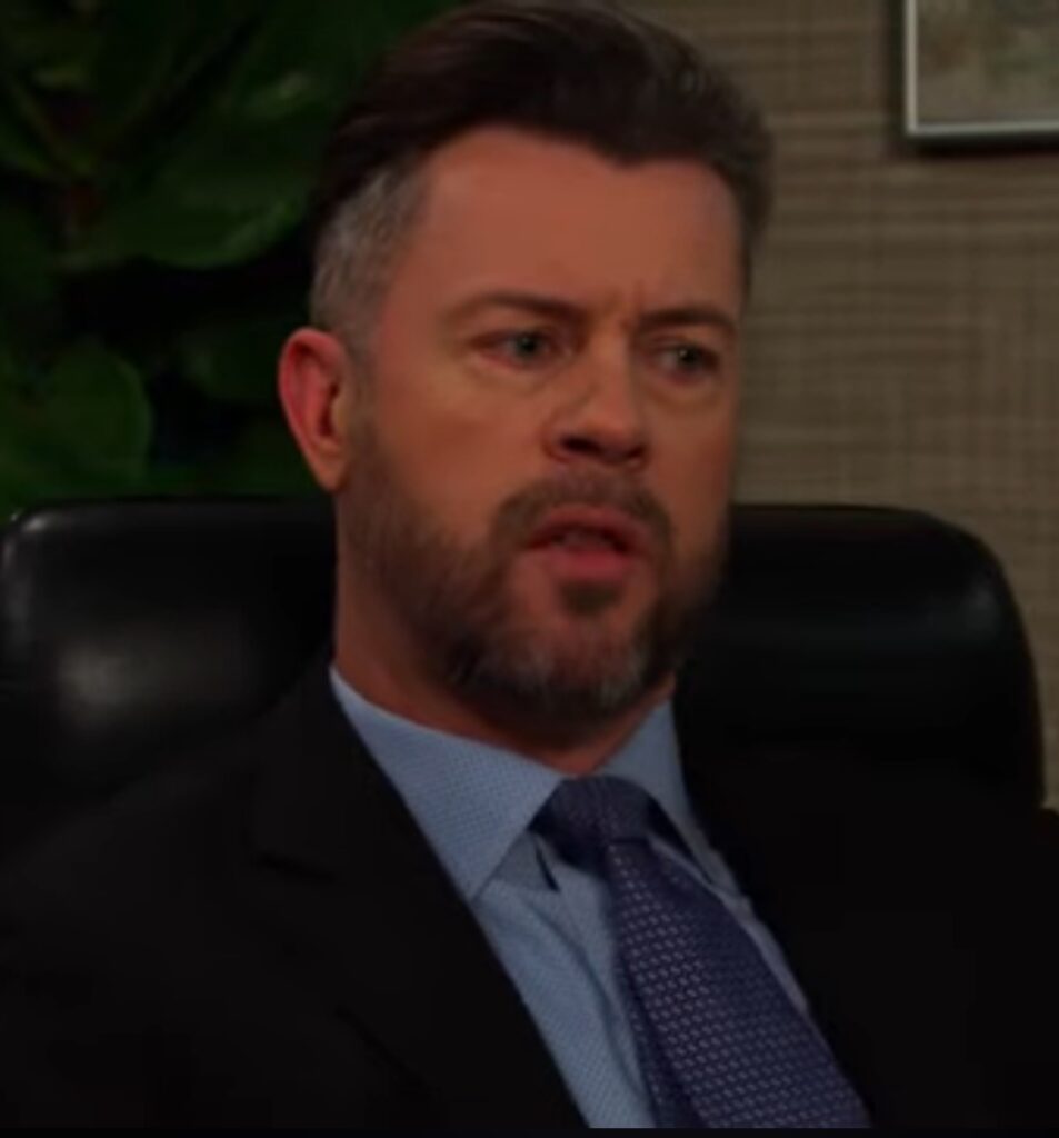 EJ receives shocking news about Tony on Days of Our Lives during the week of 10-27-25