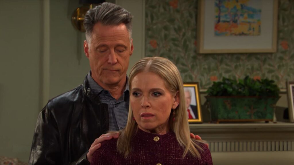 Jack and Jennifer look upset on Days of Our Lives during the week of 10-06-25