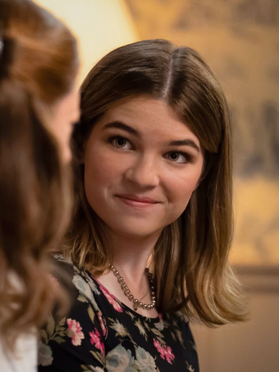 Missy smirks at Mary on Georgie & Mandy's First Marriage Season 2 Episode 3