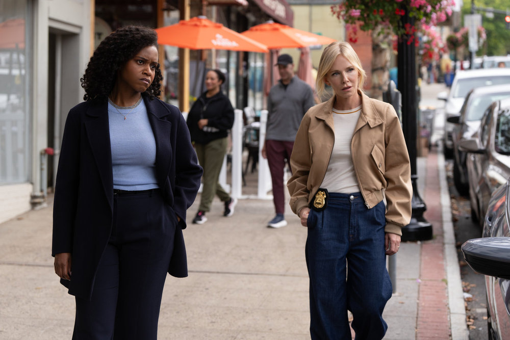 Rollins and Curry walking down the street on Law & Order: SVU Season 27 Episode 6