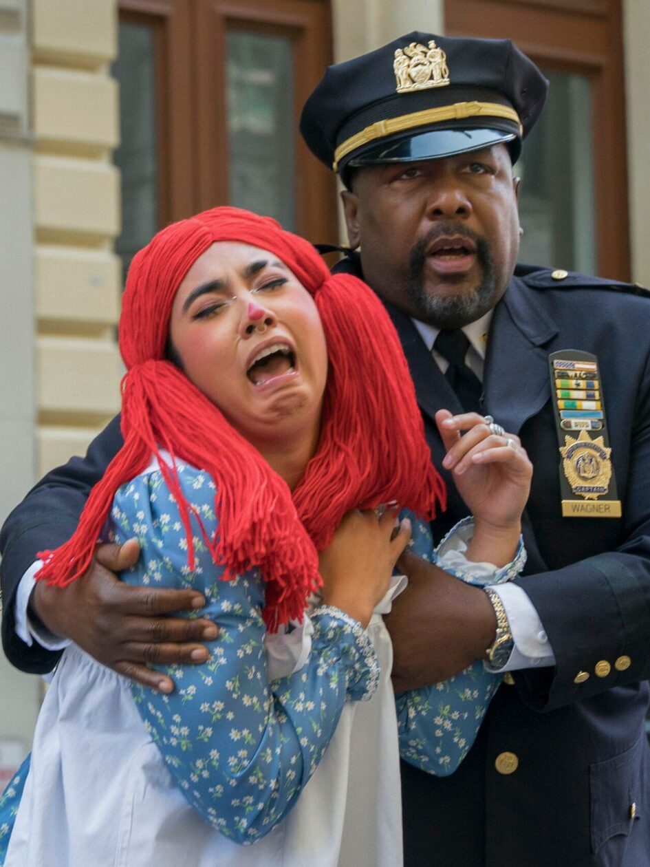 Wagner rescues a hostage on Elsbeth Season 3 Episode 2