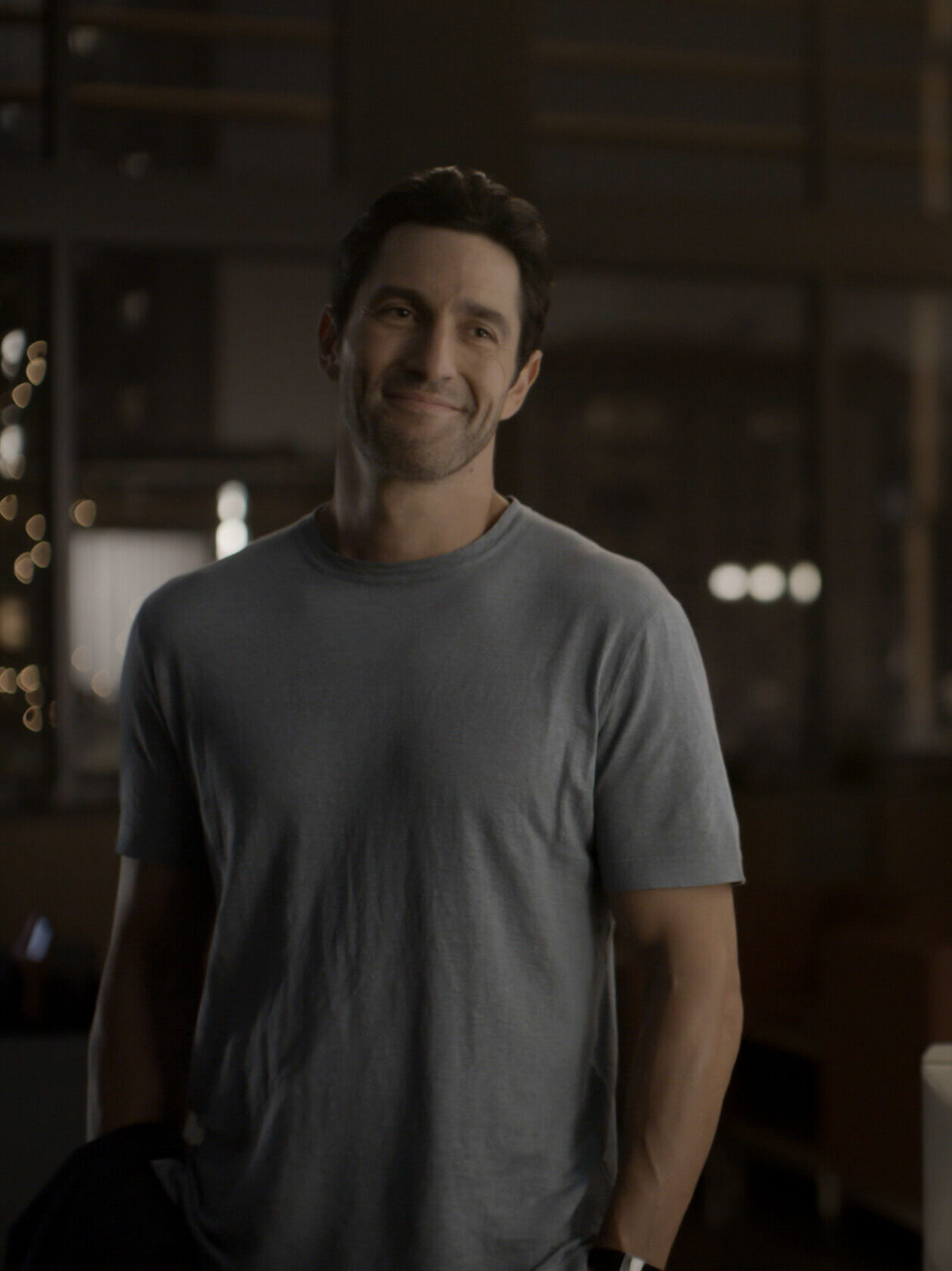 Noah Mills as Beck on Watson Season 2 Episode 3