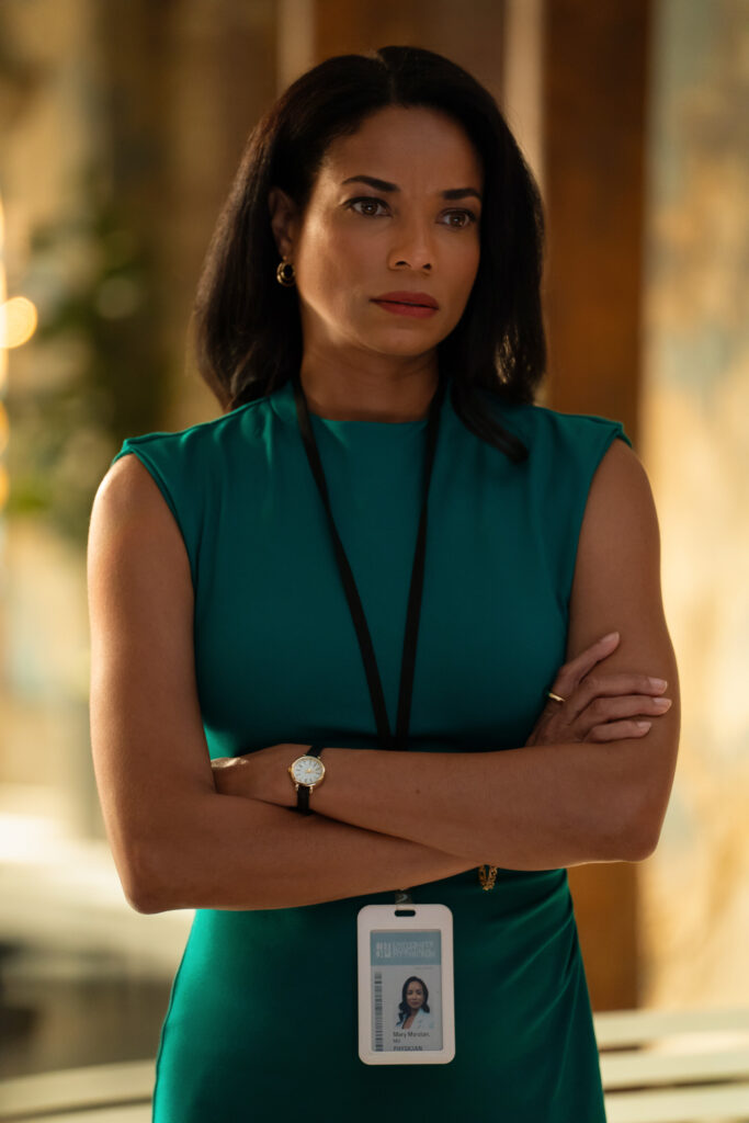 Mary standing with her arms crossed on Watson Season 2 Episode 5