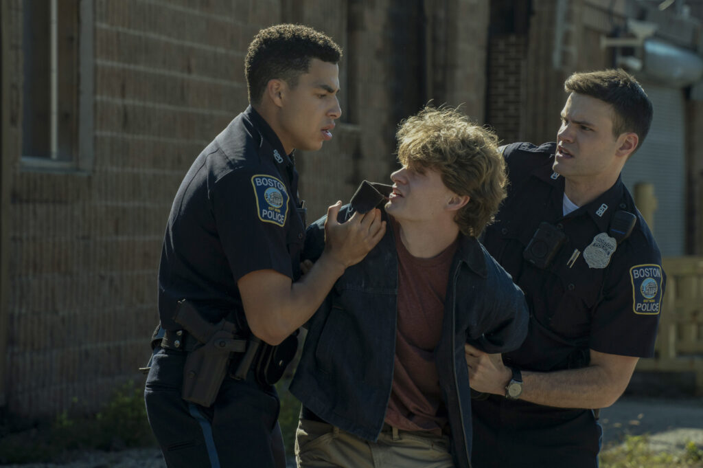 Sean and Jonah arrest someone on Boston Blue Season 1 Episode 4