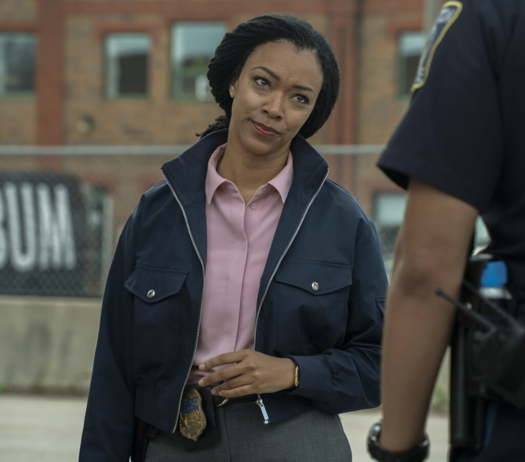 Lena looks skeptical on Boston Blue Season 1 Episode 4