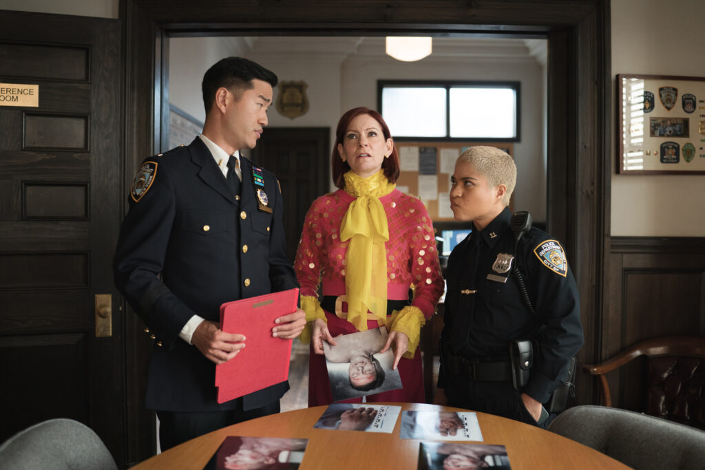 The team goes over autopsy results on Elsbeth Season 3 Episode 6