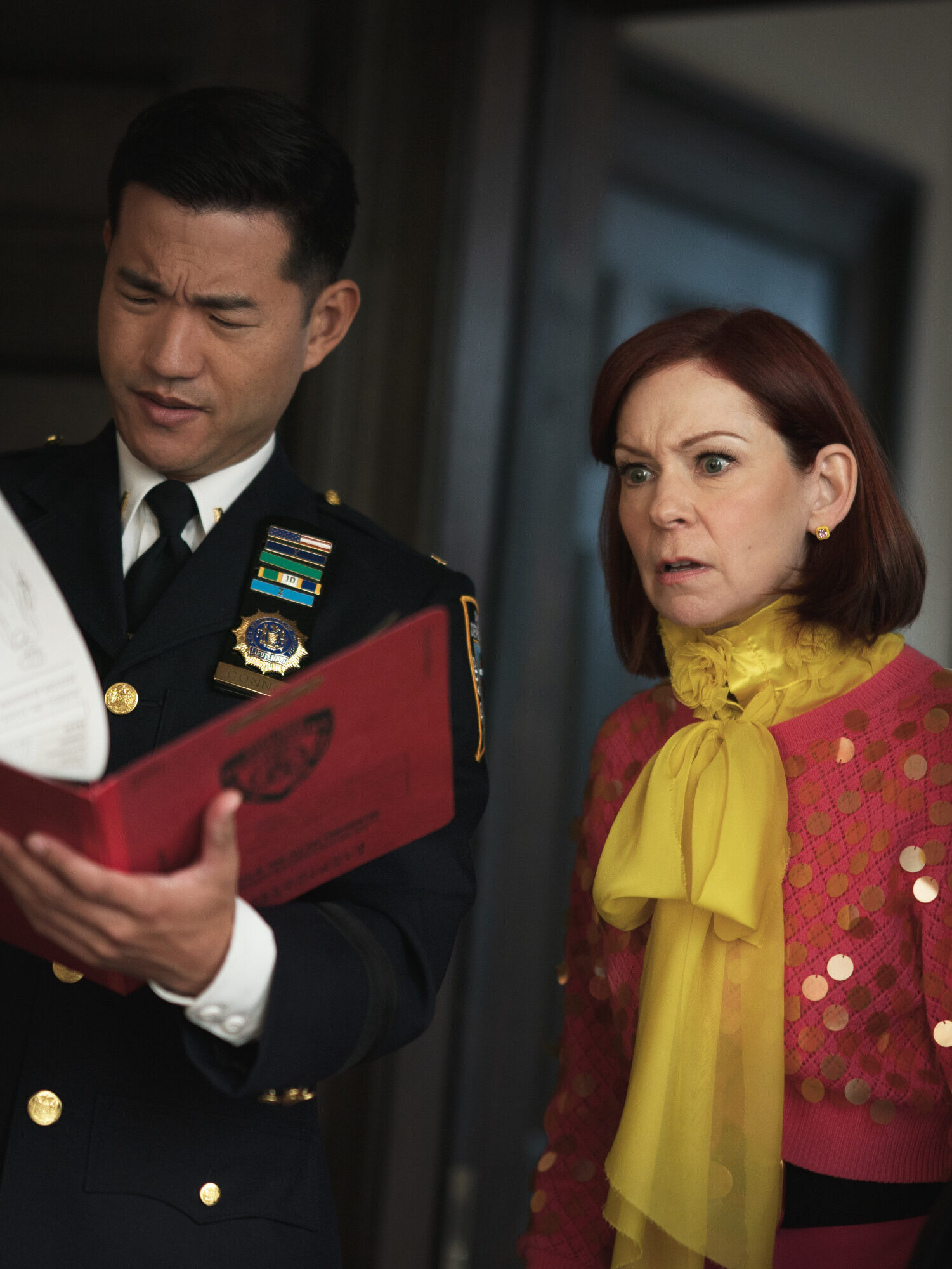 Connor, Elsbeth, and Reynolds are surprised by a forensics report on Elsbeth Season 3 Episode 6