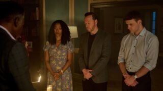 Danny joins the Silvers in saying a memorial prayer on Boston Blue Season 1 Episode 4