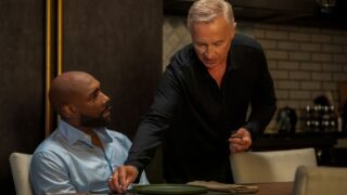 Holmes puts out a fork and tries to convince Watson to eat breakfast on Watson Season 2 Episode 5