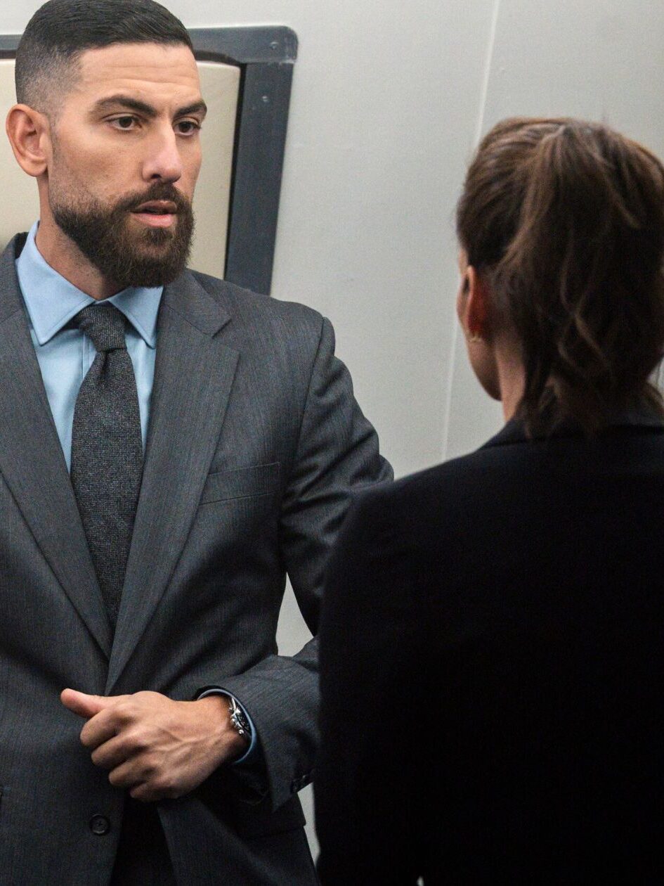 OA and Maggie deal with a problem on a plane on FBI Season 8 Episode 4