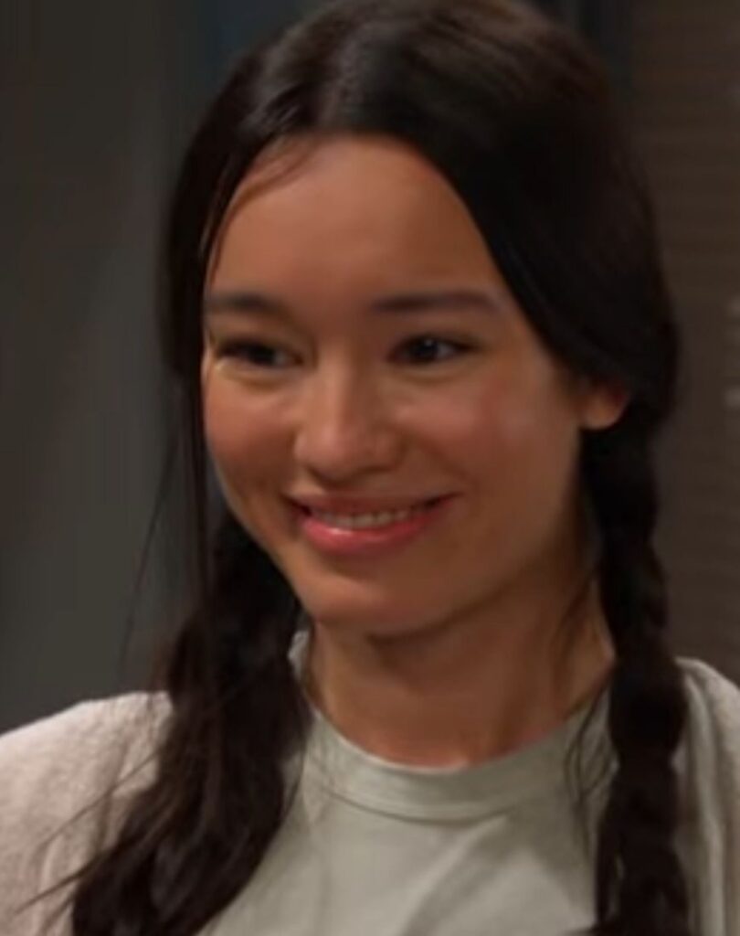 Sophia has an evil smile as she greets Rachel on Days of Our Lives during the week of 12-01-25