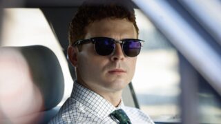 Caleb Foote as Randy in NCIS Origins wearing shades
