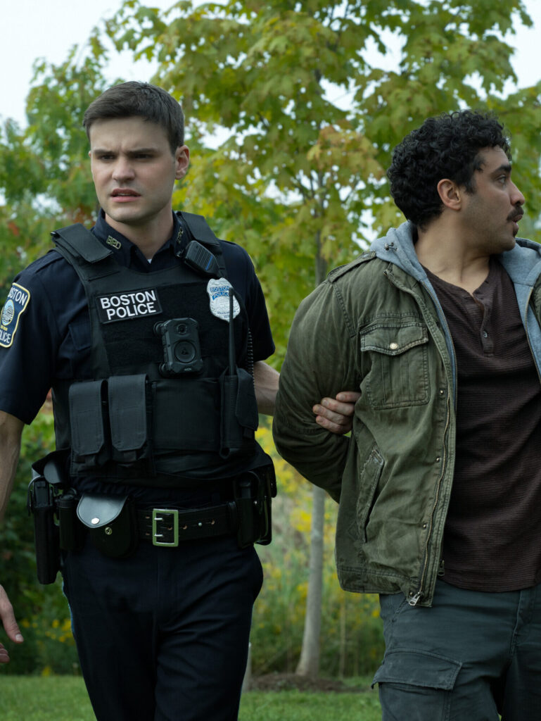Sean and Jonah arrest some guy on Boston Blue Season 1 Episode 7