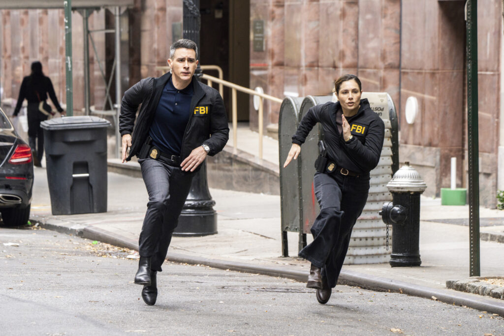 Another chase down a city street on FBI Season 8 Episode 8