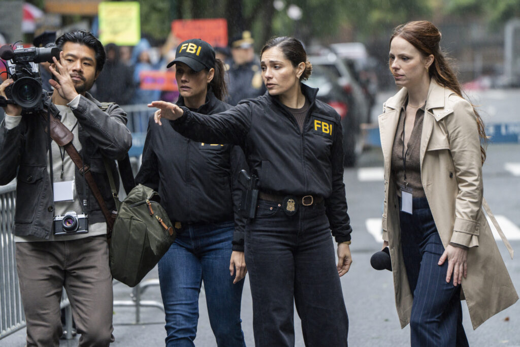 Ramos tells a journalist to step back on FBI Season 8 Episode 8