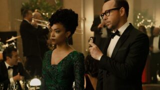 Danny shows a badge at a swanky event on. Boston Blue Season 1 Episode 7