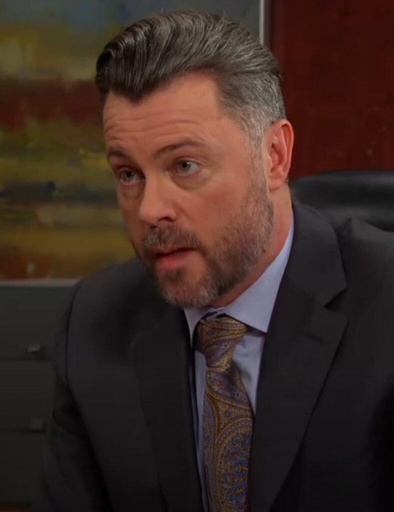 EJ wants to pull the plug on Peter on Days of Our Lives during the week of 12-29-25