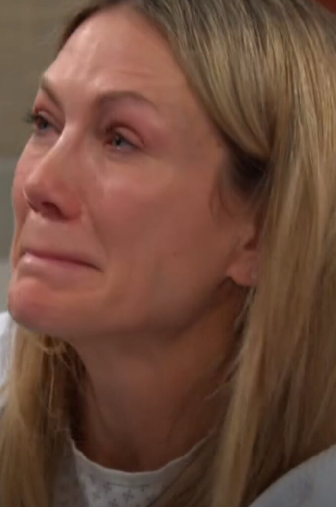 Kristen is devastated by Peter's condition on Days of Our Lives during the week of 12-29-25