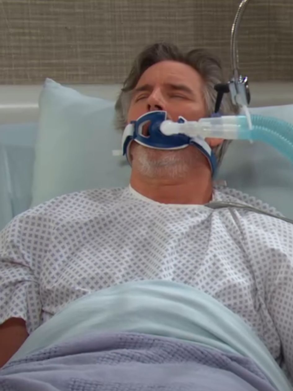 Kristen sits by Peter's bedside on Days of Our Lives during the week of 12-29-25