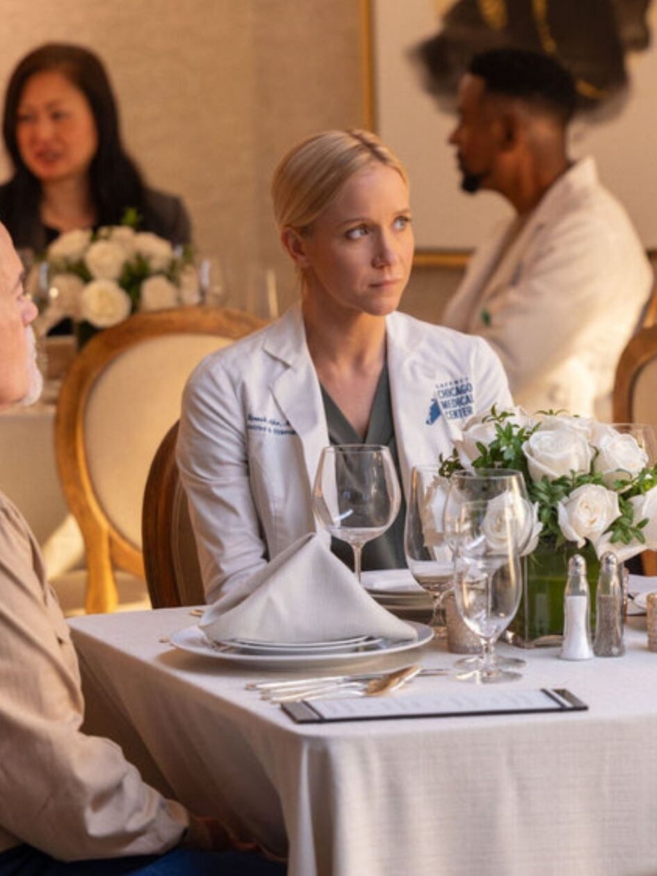 Archer and Hannah have dinner with Hannah's dad on Chicago Med S11E09