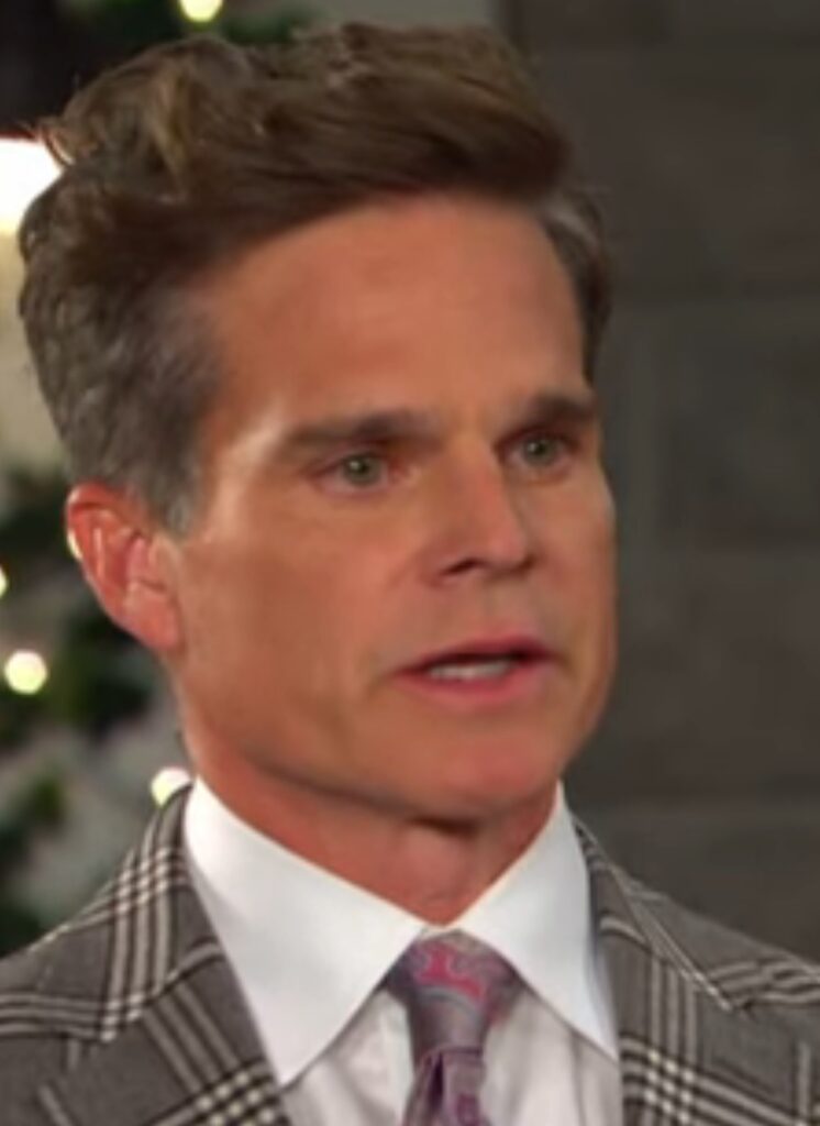 Leo has an awkward experience at the christening on Days of Our Lives during the week of 1-19-26