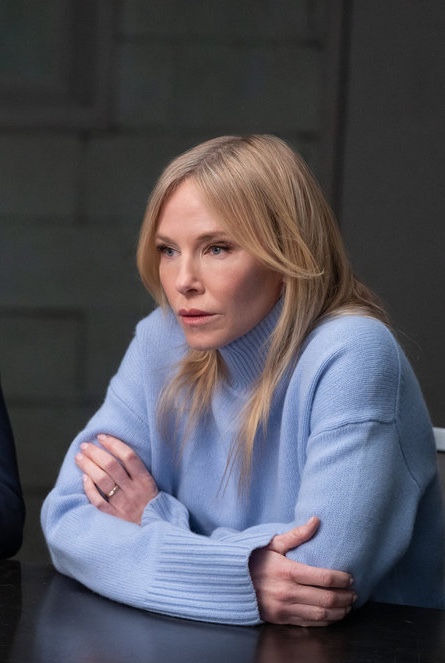 Rollins sits in the interrogation room on Law & Order: SVU Season 27 Episode 11