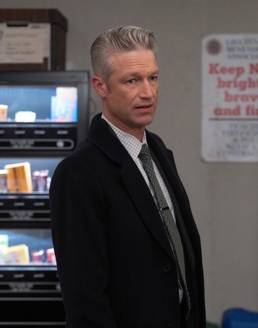 Carisi in the break room on Law & Order: SVU Season 27 Episode 11
