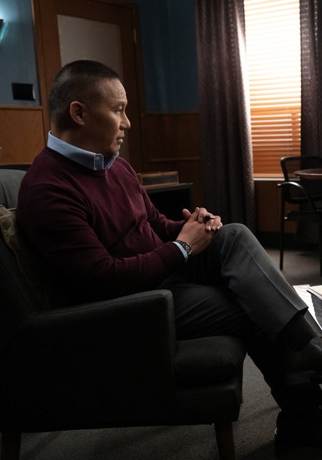 Dr. Huang returns to talk to Rollins on Law & Order: SVU Season 27 Episode 11