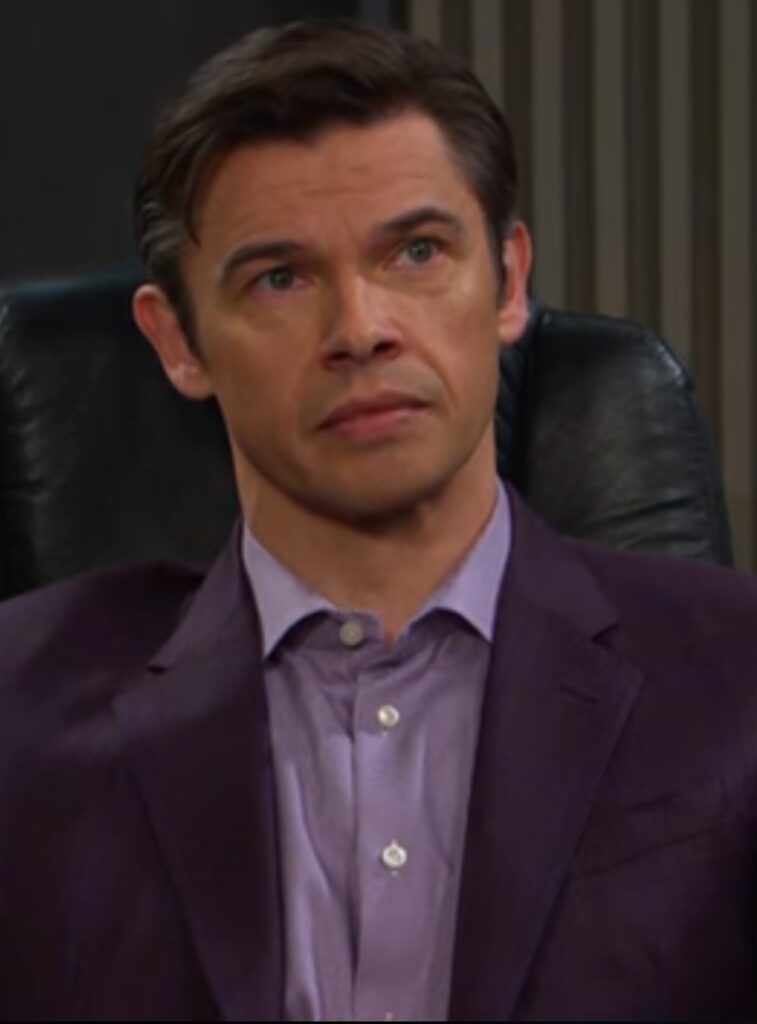 Xander fires Brady on Days of Our Lives during the week of 1-05-26
