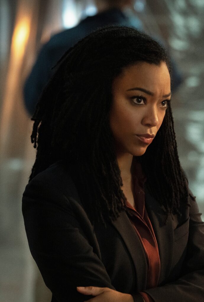 Lena looks annoyed on Boston Blue Season 1 Episode 10