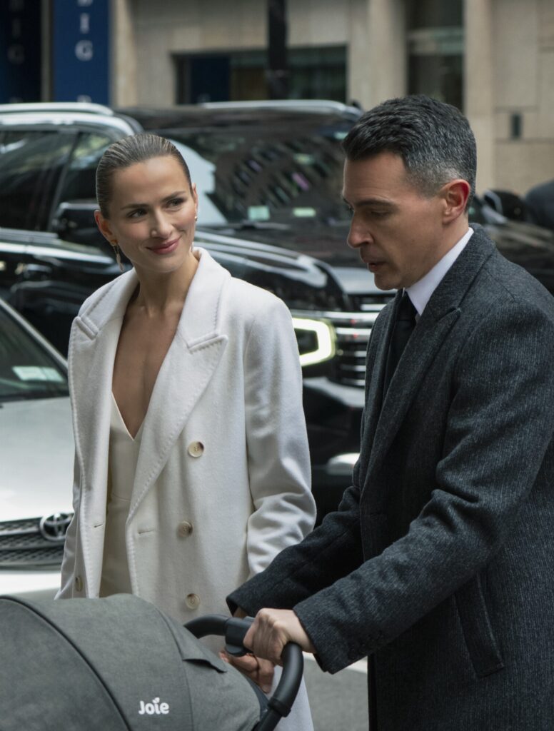 Scola and Nina take the baby for a walk on FBI Season 8 Episode 11