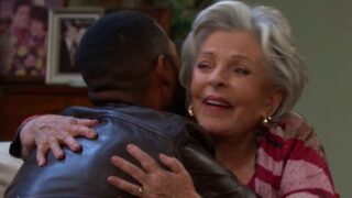 Julie hugs Eli on Days of Our LIves during the week of 2-09-26