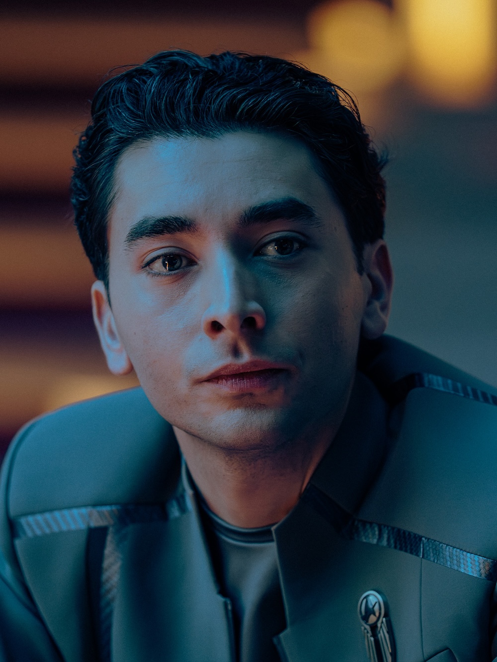 Romeo Carere as Ocam in season 1, episode 8, of Star Trek: Starfleet Academy streaming on Paramount+.