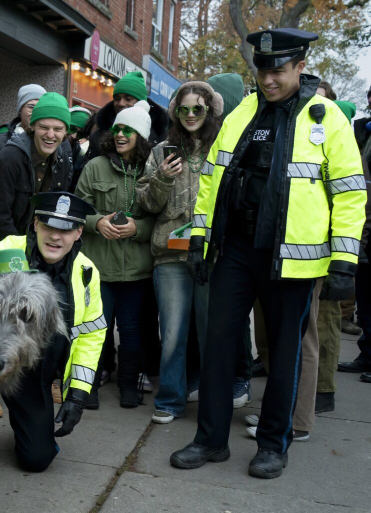 âSt. Patrickâs Dayâ â Danny, Sarah and Lena race to stop a looming threat on St. Patrickâs Day. Meanwhile, homesickness sparks a family gathering, and Lenaâs personal life takes a hopeful turn, on the CBS Original series BOSTON BLUE, Friday, March 13 (10:00-11:00 PM, ET/PT) on the CBS Television Network, and streaming on Paramount+ Pictured (L-R): Mika Amonsen as Sean Reagan and Marcus Scribner as Jonah Silver Photo: Brendan Adam-Zwelling/CBS Â©2025 CBS Broadcasting, Inc. All Rights Reserved.