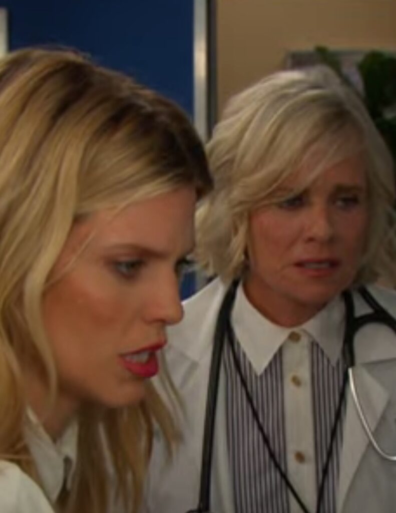 Cat and Kayla break into the lab on Days of Our Lives during the week of 3-09-26