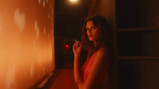 Susan smoking backstage on The Shards Season 1 Episode 5.