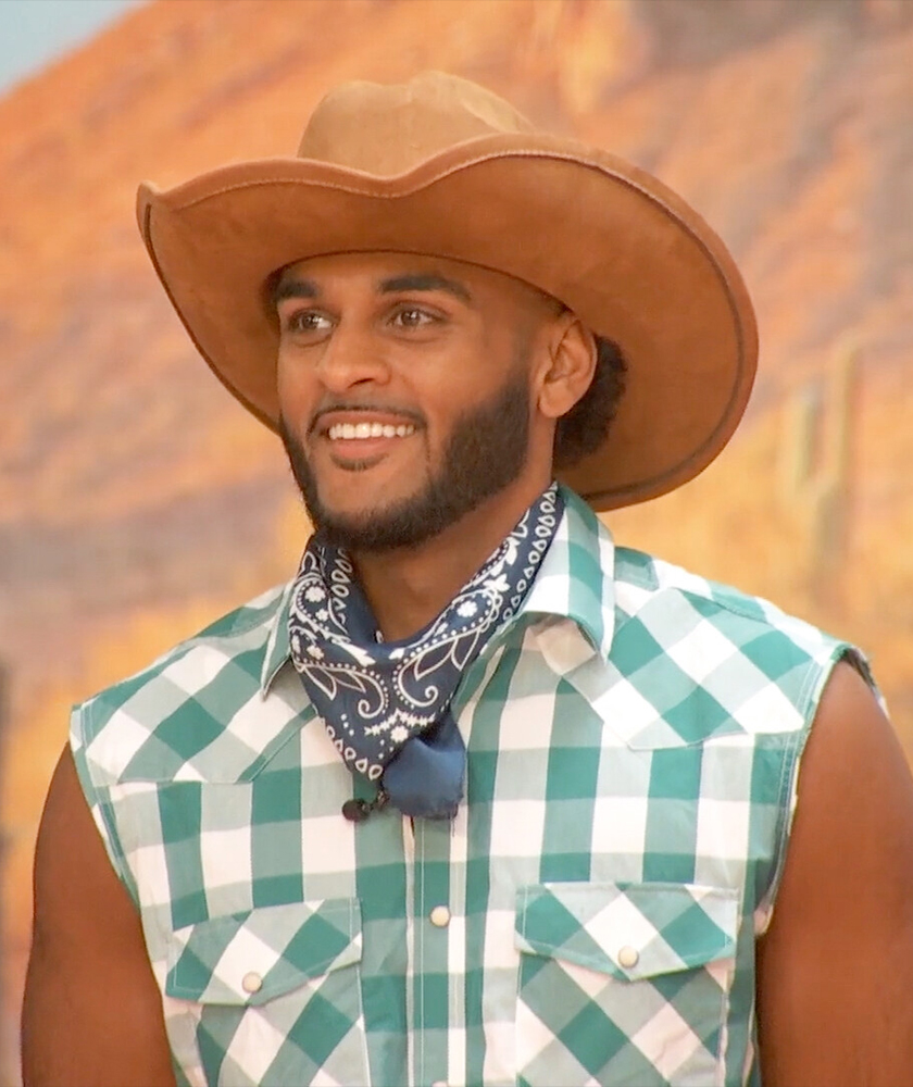 Yash competing in a challenge on Big Brother Season 28.