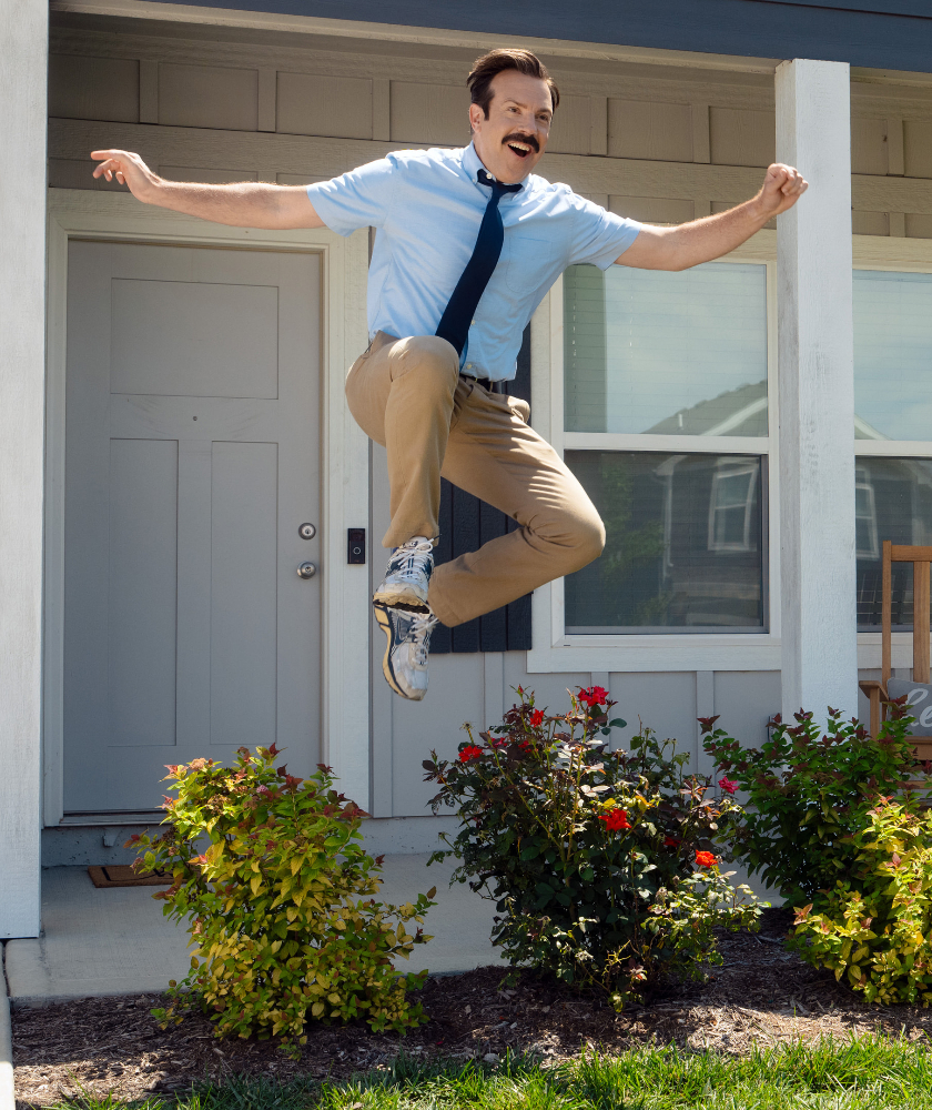 Jason Sudeikis in Ted Lasso season 4 episode 1